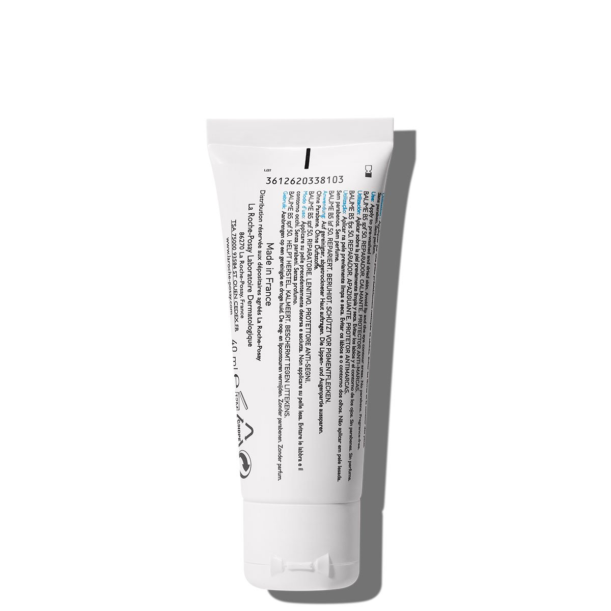 La Roche Posay ProductPage Damaged Cicaplast Baume B5 Spf50 40ml 3337875517300 Back