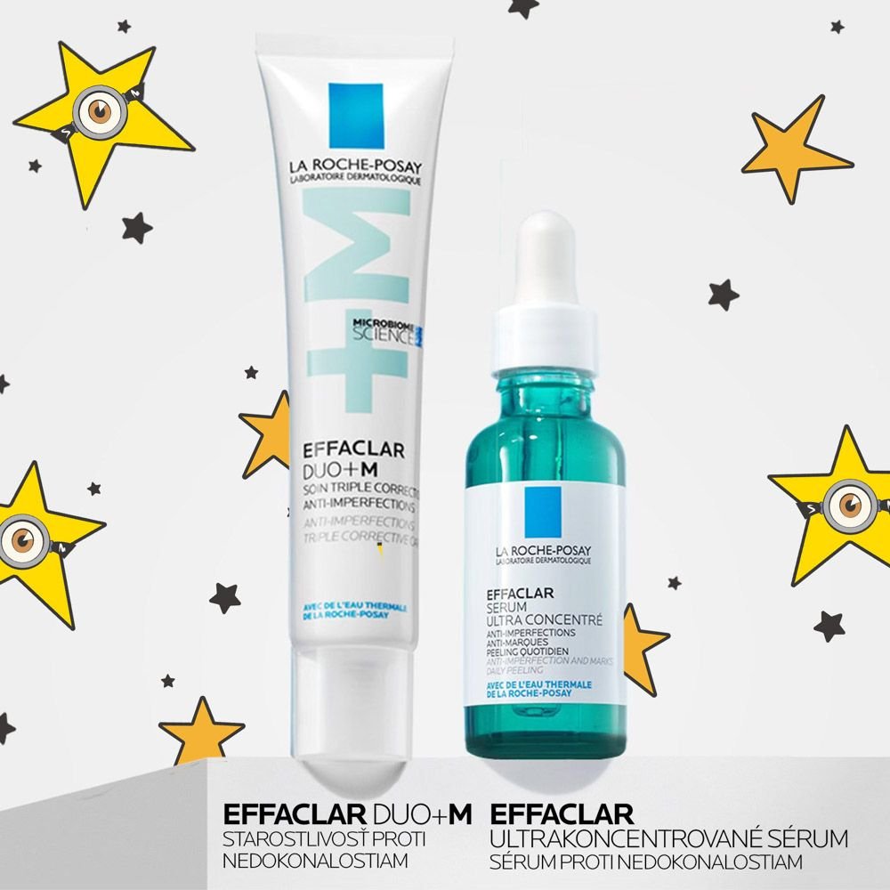 EFFACLAR DUO+M TROJITÁ ÚČINNOSŤ PROTI NEDOKONALOSTIAM