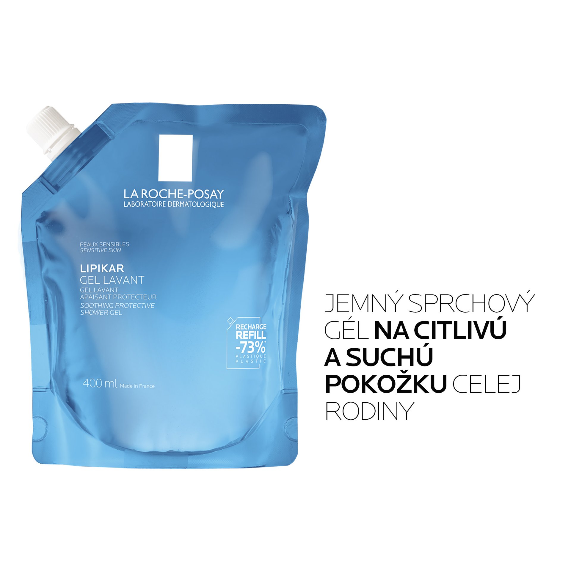  Lipikar Gel Lavant - Ekologicky šetrná náhradná náplň packshot 2