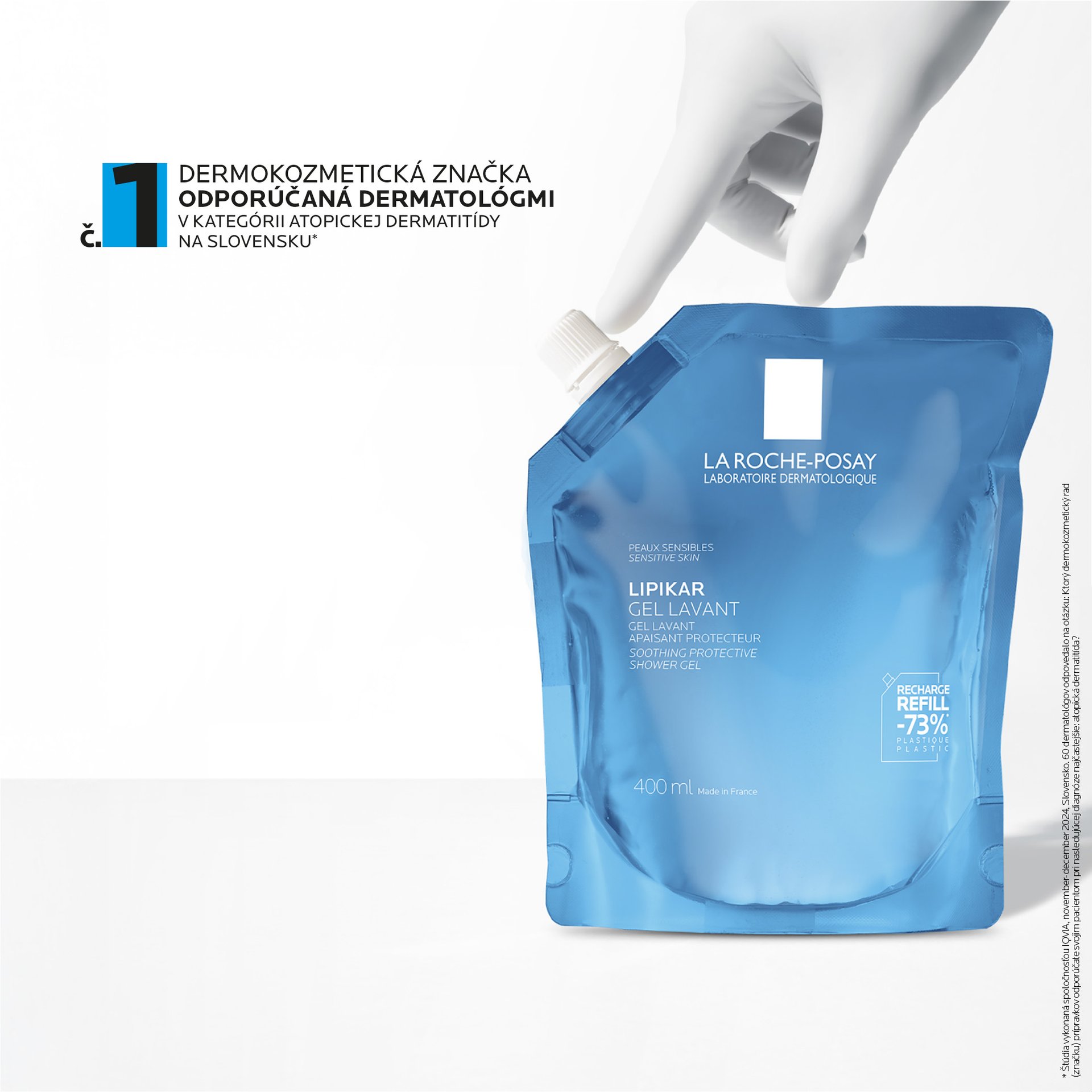  Lipikar Gel Lavant - Ekologicky šetrná náhradná náplň packshot 8