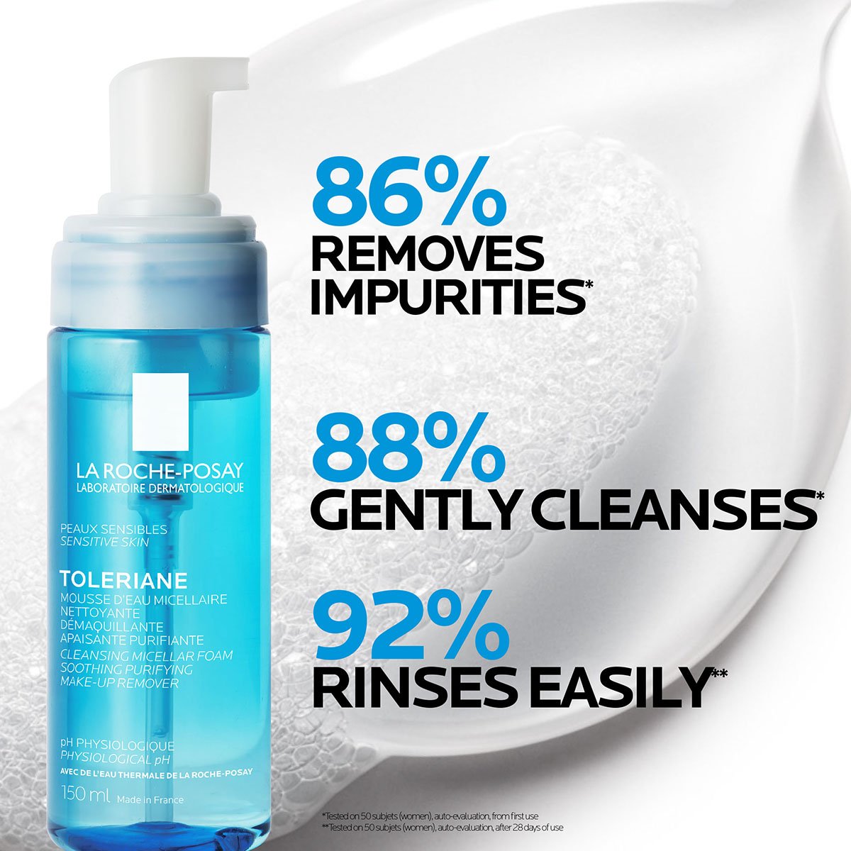La Roche Posay ProductPage Face Cleanser Physiological Foaming Water 1